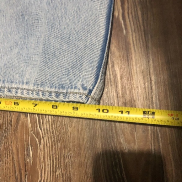 Old Navy Sky Hi Wide Leg Jeans Women's 0 Drapey Cargo Denim in Derby Wash - Picture 6 of 7